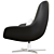 SVEVA SOFT Swivel Armchair  3D model small image 4