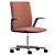 Arper Kinesit Met Chair: Sleek Ergonomic Seating 3D model small image 2