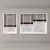 Tulle Roman Blinds: Soft Bottom, 4 Positions 3D model small image 2