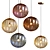 Elegant Paola Pendant Light 3D model small image 1