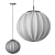 Elegant Paola Pendant Light 3D model small image 2