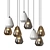 Sleek VIGO Ceiling Lamp 3D model small image 1