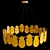 Elegant Steivor Glass Chandelier 3D model small image 3