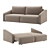 Convertible Sofa Minku 3D model small image 1