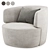 Elegant Elaine Armchair: Molteni 3D model small image 2