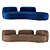 Modern Tateyama Sofa: Secolo Elegance. 3D model small image 1