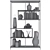 Seaford 2 Bookcase: Stylish and Spacious 3D model small image 6