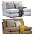 Kivik Sofa: Stylish and Versatile by Ikea 3D model small image 1