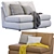 Kivik Sofa: Stylish and Versatile by Ikea 3D model small image 3