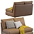 Kivik Sofa: Stylish and Versatile by Ikea 3D model small image 6