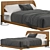 B&B Italia Alys: Sleek and Stylish Bed 3D model small image 1