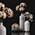 Preserved Hydrangea & Baby's Breath Bouquets 3D model small image 1