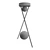 Sleek Dominic LED Pendant Light 3D model small image 2