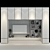 Modern TV Wall | Stylish Set 192 3D model small image 2