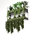 Metal Box Hanging Plants 3D model small image 5