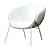 Anita Fabric Armchair - Elegant Comfort 3D model small image 4