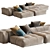 Saba N_11 Pixel: Stylish & Spacious 3D Max Sofa 3D model small image 2