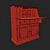 Betta Pine Secretary - Elegant and Practical 3D model small image 4