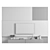  Modifiable TV Wall Unit 84 - High Quality Render Compatible - W 3300 x H 2600 x D 400 mm 3D model small image 4