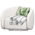 EICHHOLTZ BRICE Swivel Armchair: Luxury & Comfort 3D model small image 1