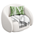 EICHHOLTZ BRICE Swivel Armchair: Luxury & Comfort 3D model small image 3