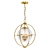 Elegant Brass Pendant Lighting 3D model small image 1