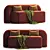 Artu Moss Sofa: Modern, Stylish & Comfortable 3D model small image 1