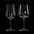 Elegant Tori Wine Glasses Set 3D model small image 2