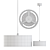 Sleek LED Pendant Lamp - Lampatron SIGGEN 3D model small image 3