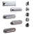 Elegant Olivari Door Handles 3D model small image 3