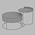 Modern Coffee Tables Set - ROOB LOOK 3D model small image 4