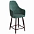 Dagny Bar Chair: Modern Elegance for Your Space 3D model small image 1