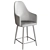 Dagny Bar Chair: Modern Elegance for Your Space 3D model small image 5