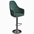 Dagny Chrome OM Chair 3D model small image 1