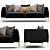 ANJE Majesty: Luxury Sofa for Elegant Living 3D model small image 3