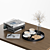 Quadruple PBR Coffee Set 3D model small image 1