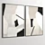 Dual Frame Plaster Art Set 3D model small image 5