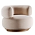 Split Armchair: Stylish and Functional 3D model small image 1