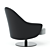 Sleek Swivel Armchair: LUDWIG 3D model small image 3