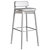 Jasny Upholstered Barstool: Elegant Seating with Versatile Style 3D model small image 2