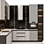 Adjustable Color Kitchen: Modern92Vol1 3D model small image 10