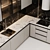 Modular Kitchen Unit - Modern Design 3D model small image 3