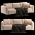 Volga Factory Sofa: Comfort meets Style 3D model small image 2