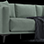 Volga Factory Sofa: Comfort meets Style 3D model small image 4