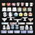 Lowpoly Tableware Set 3D model small image 1