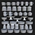 Lowpoly Tableware Set 3D model small image 5