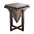 Gatti Metal Pyramid End Table 3D model small image 1