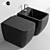 Modern and Sleek Scarabeo Bidet 3D model small image 1