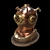 Antique Diver Helmet: Vintage Desktop Ornament 3D model small image 1