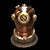 Antique Diver Helmet: Vintage Desktop Ornament 3D model small image 2